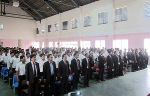 The seminar about pre-engineered buildings started with the national anthem of Cambodia.