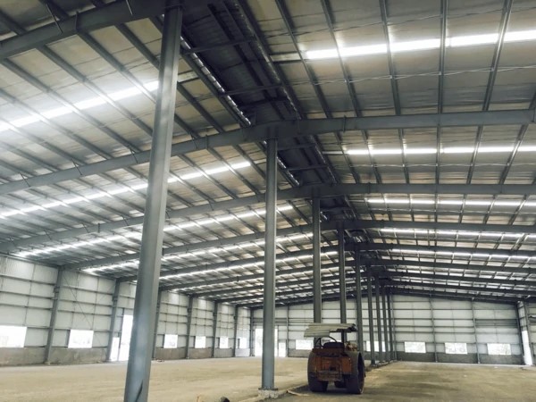 Ready-built factory for rent erected by Pebsteel in Cambodia
