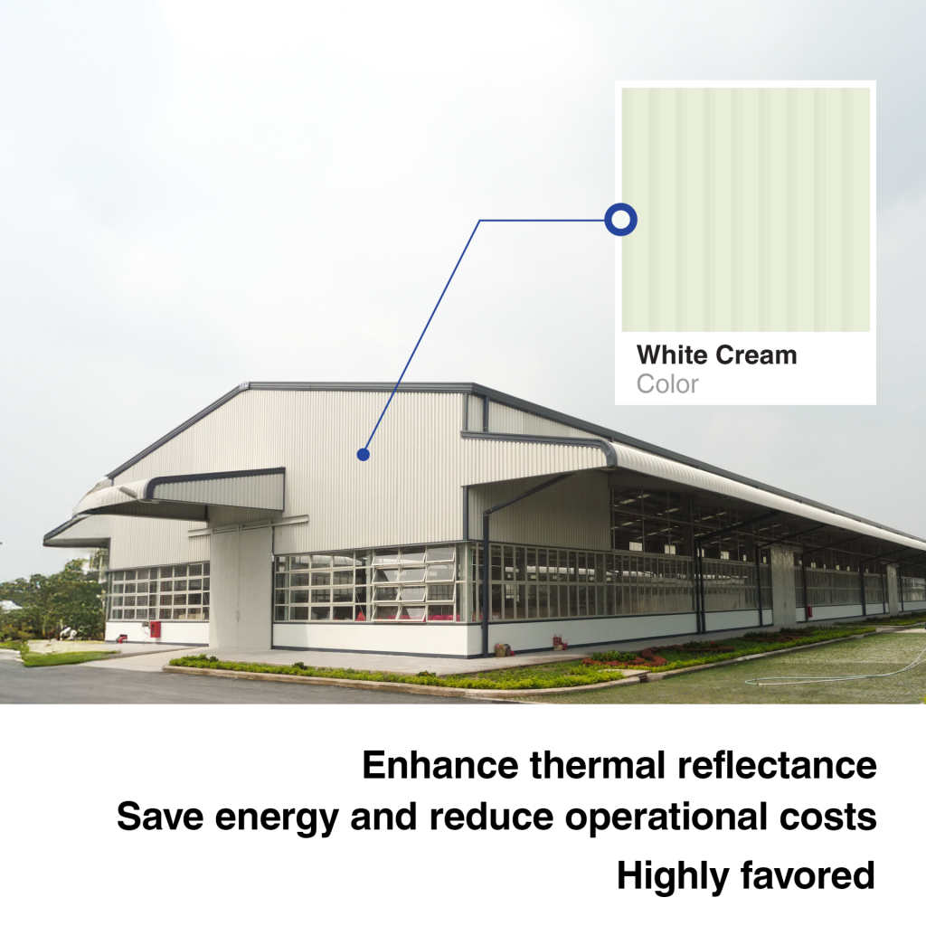 White Cream enhances thermal reflectance